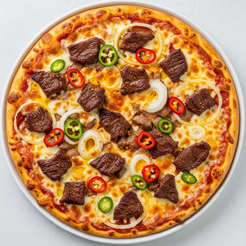 Beef Steak Pizza 