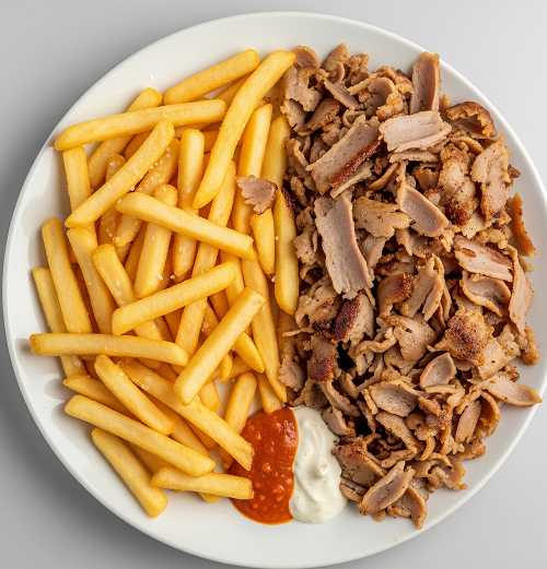 Doner, Chips & Sauce 