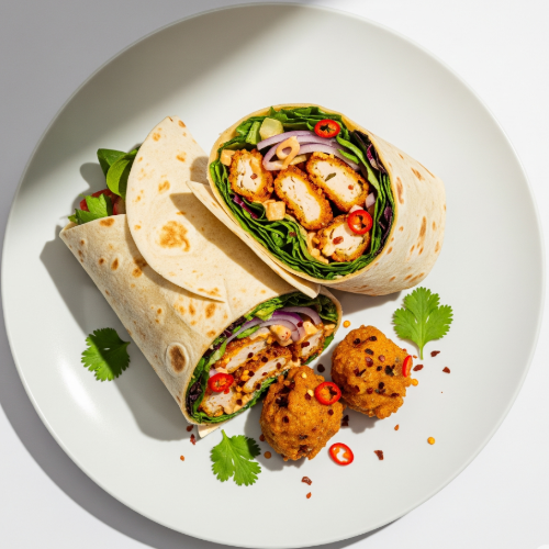 Tandoori Chicken Wrap 