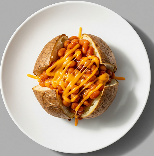 Jacket Potato With Beans 