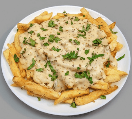 Bechamel Sauce Loaded Fries 